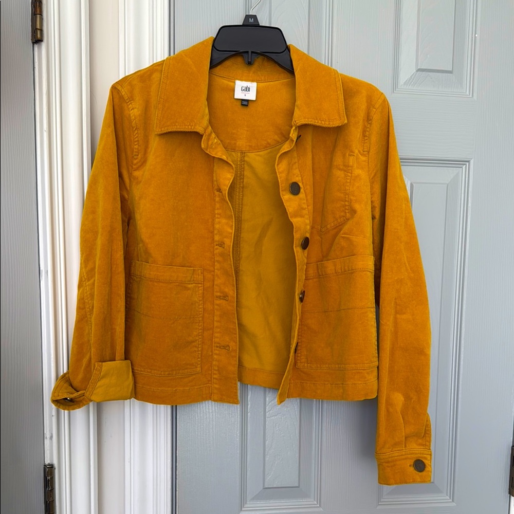 Gold Corduroy Cabi Jacket